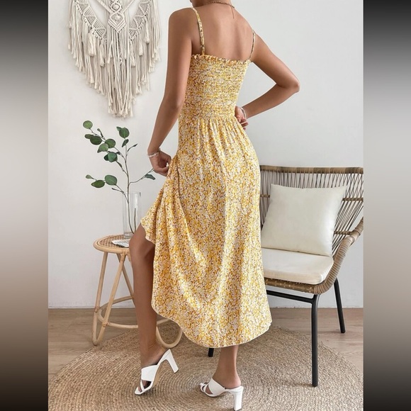 Boho floral print wrap hem cami dress - Picture 8 of 16